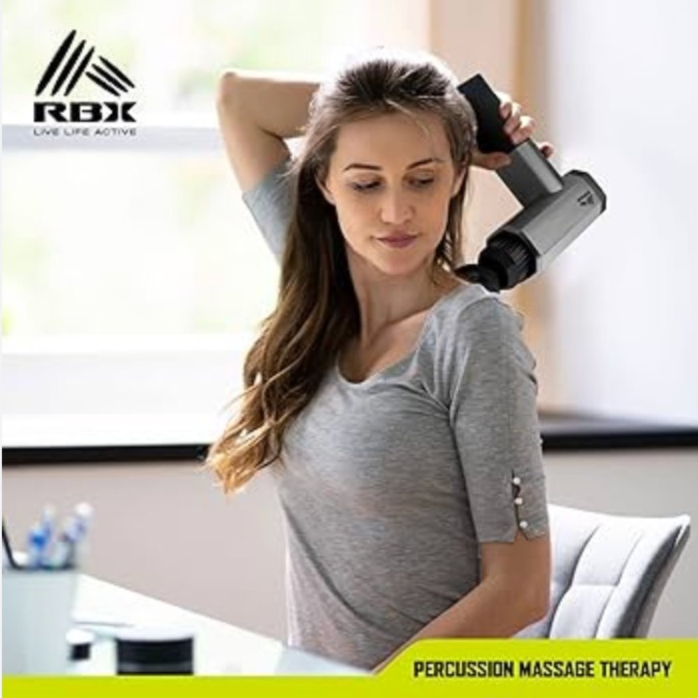 NIB RBX Pressure Point Vibra Heal Massage Gun, Deep Tissue Percussion Massager - Picture 5 of 10